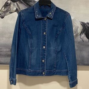 Denim jacket.